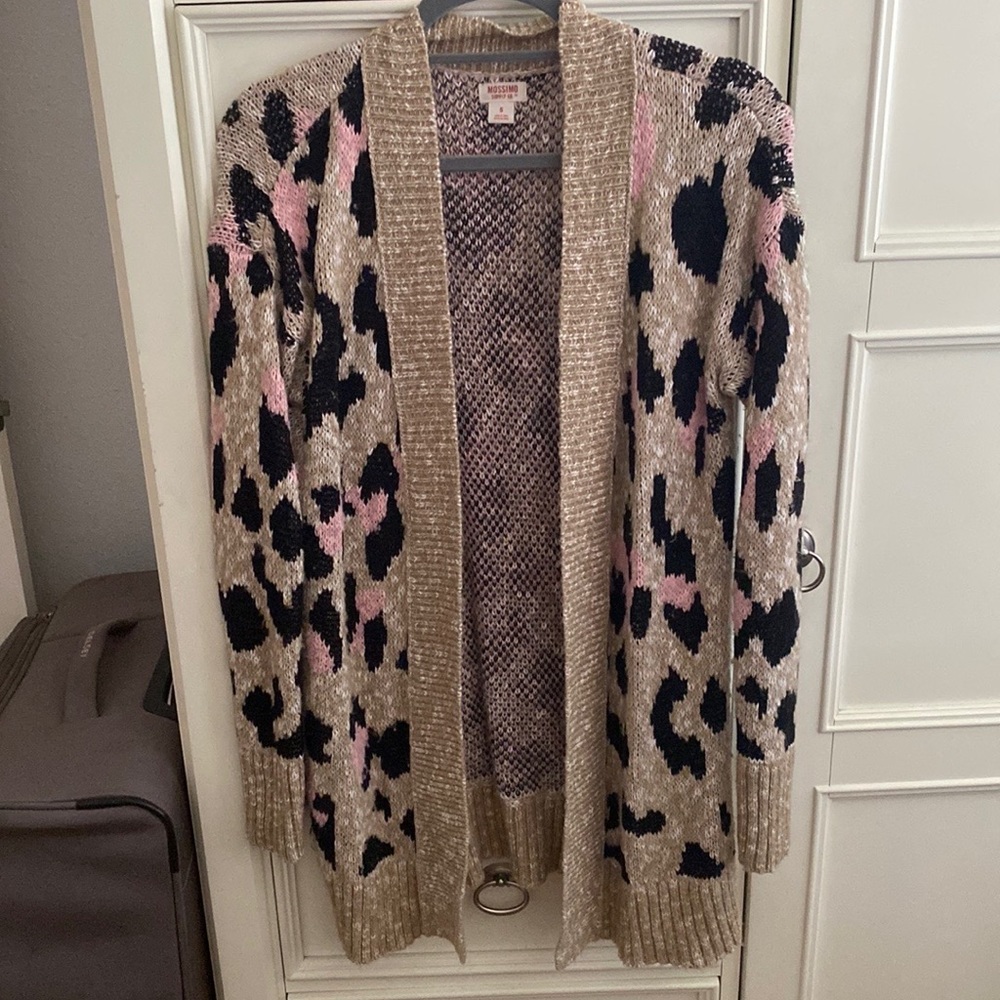 Mossimo Leopard Print Sweater - Small